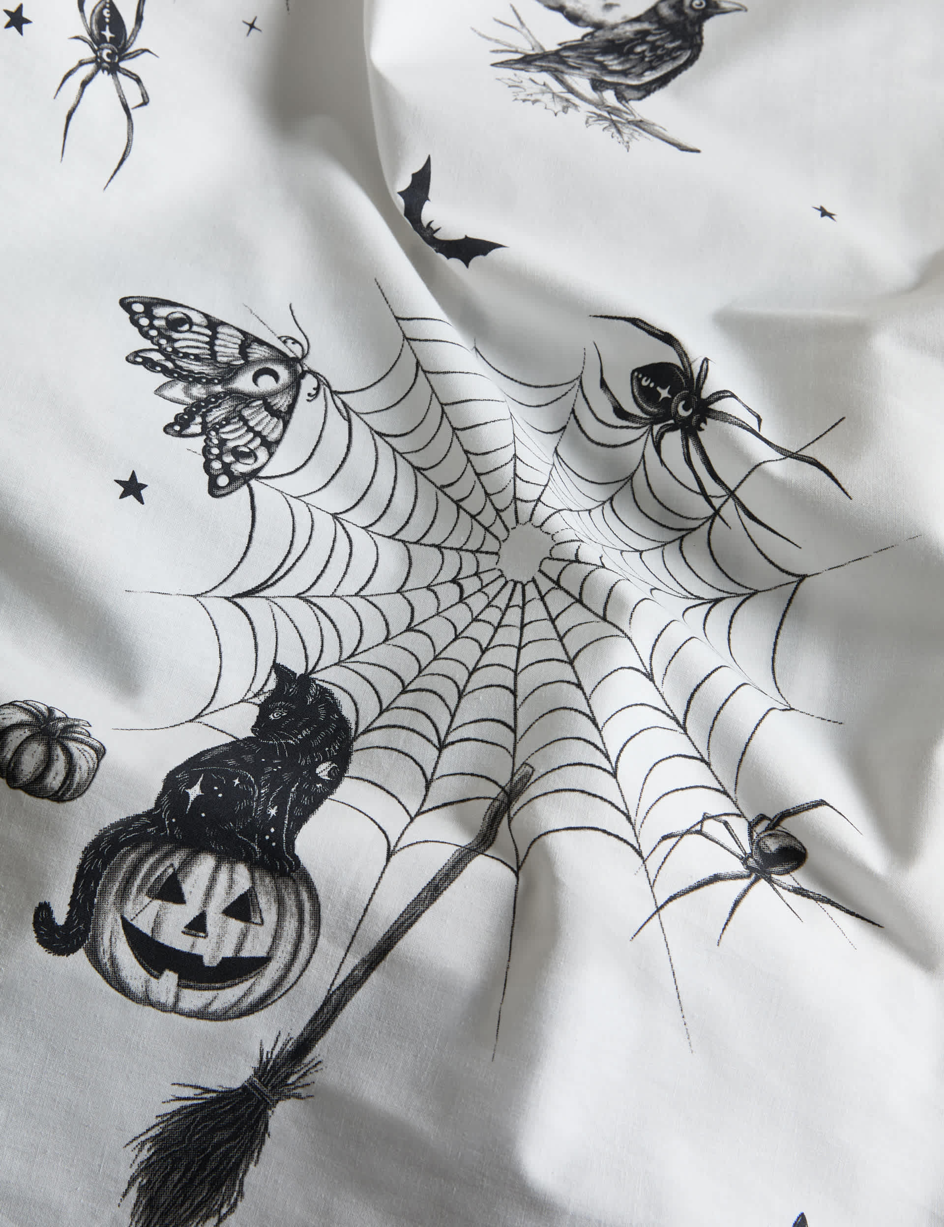 Cotton Rich Halloween Printed Bedding Set