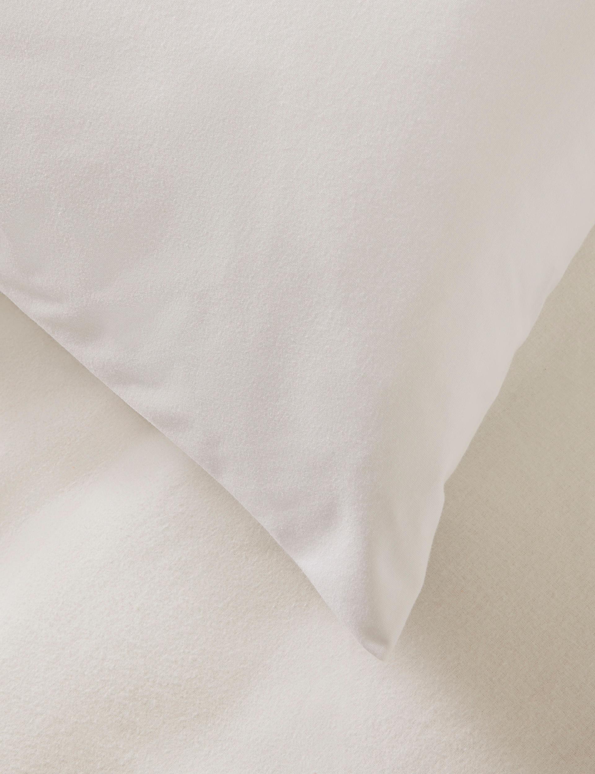 2 pack pure cotton jersey pillow protectors, imported from the UK