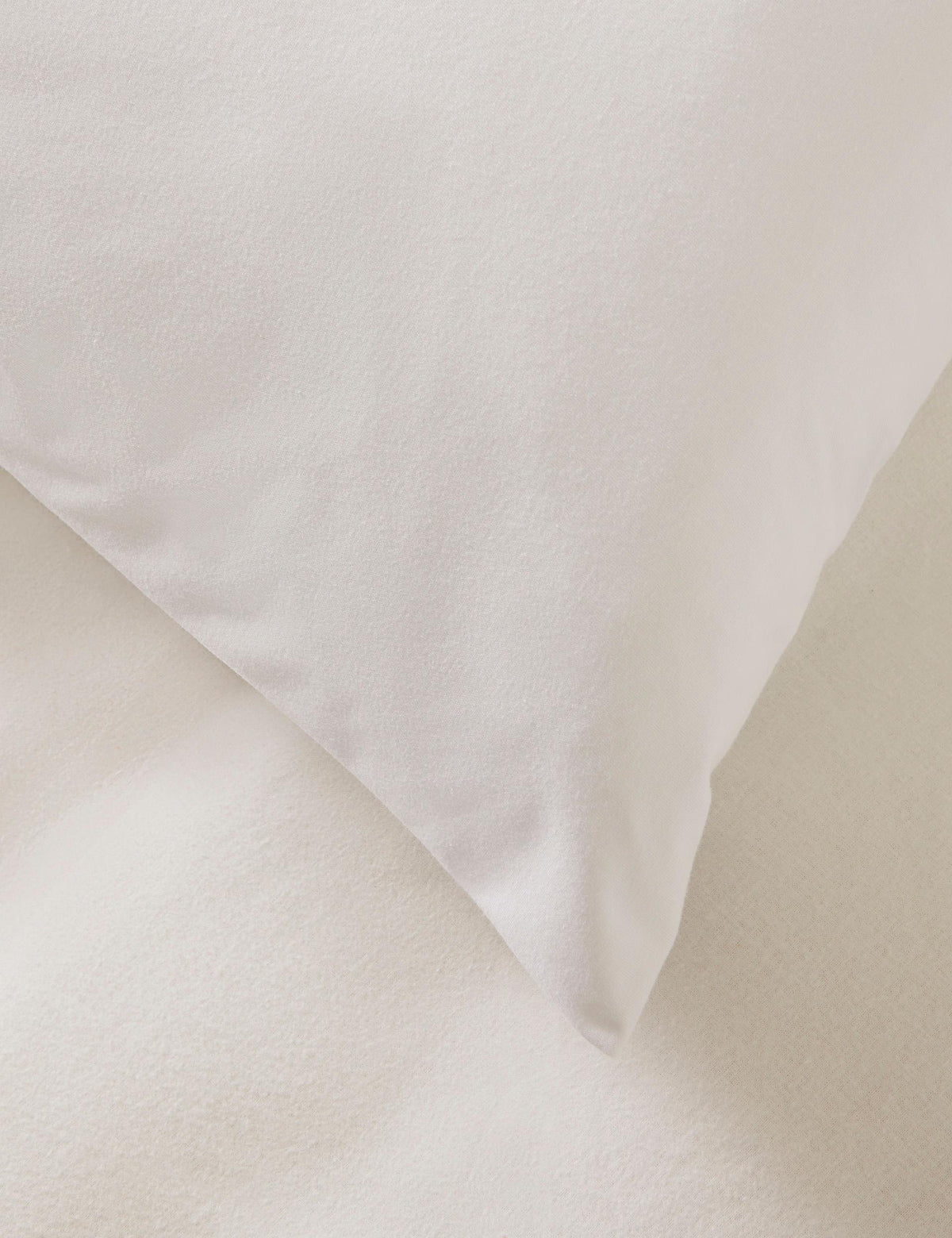 2 pack pure cotton jersey pillow protectors, imported from the UK