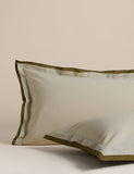 Pure cotton crepe contrast bedding set (British brand)