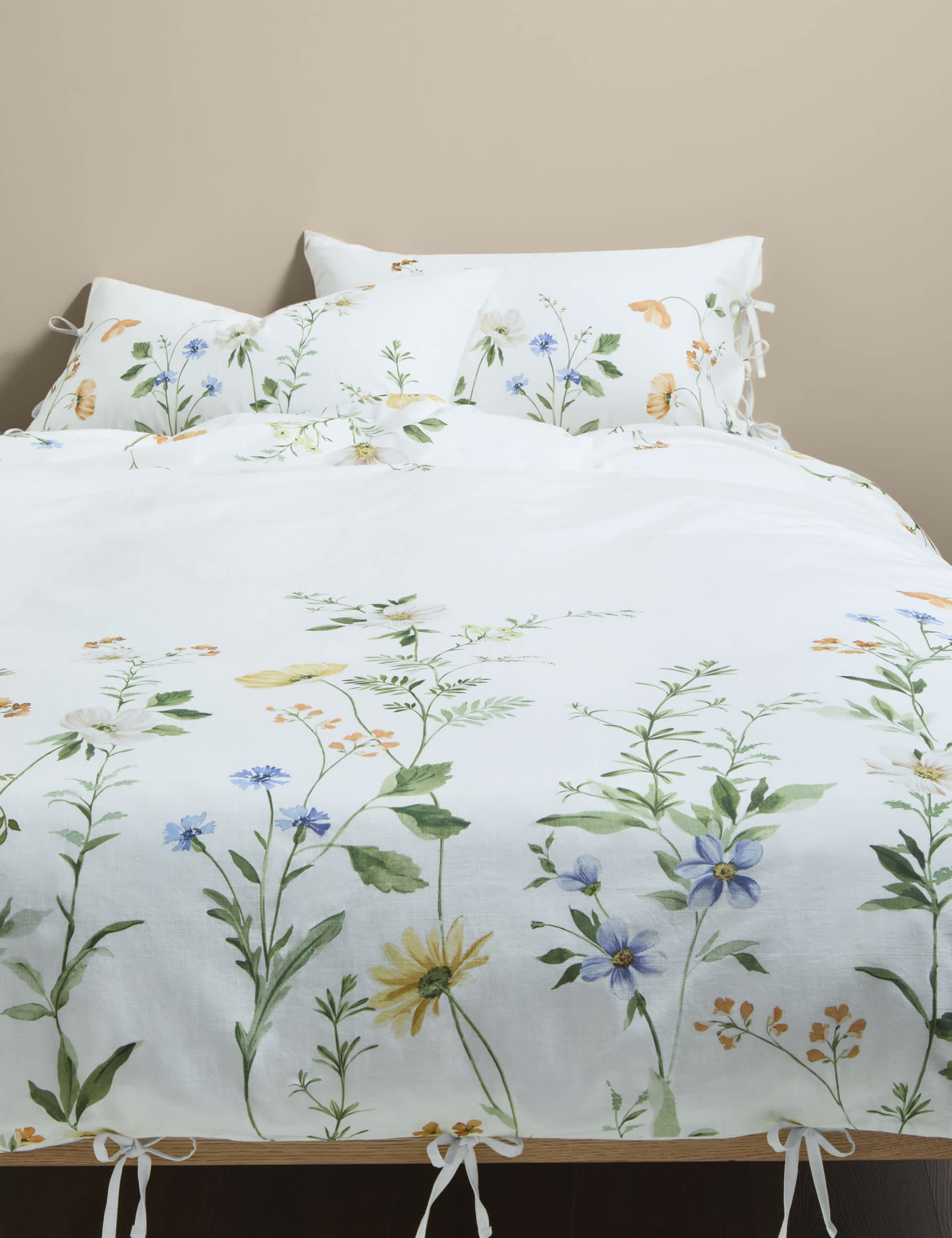 Spring meadow pure cotton bedding set - British product