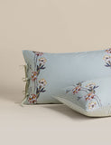 M&S Pure Cotton Trailing Blooms Bedding Set