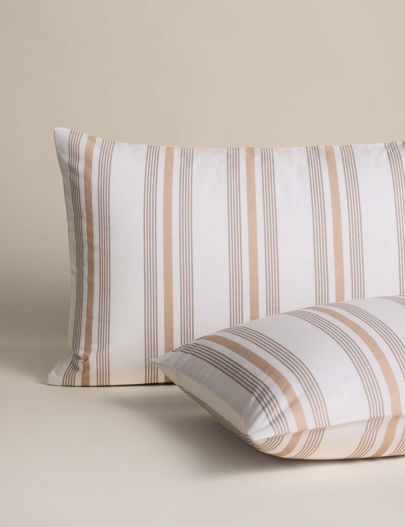 Pure cotton striped bedding set 180 thread count, UK version