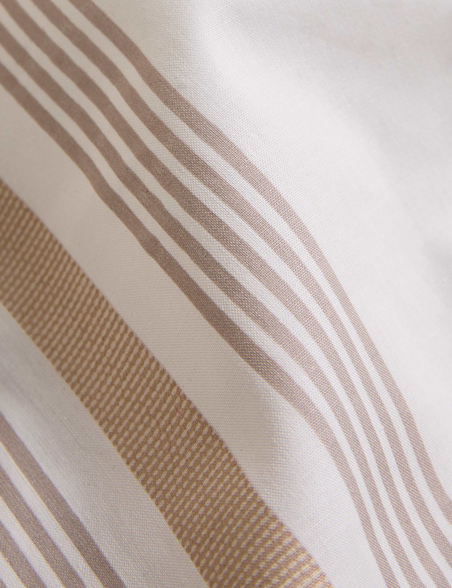 Pure cotton striped bedding set 180 thread count, UK version