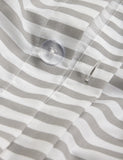 Cotton Blend Simple Stripe Bedding Set