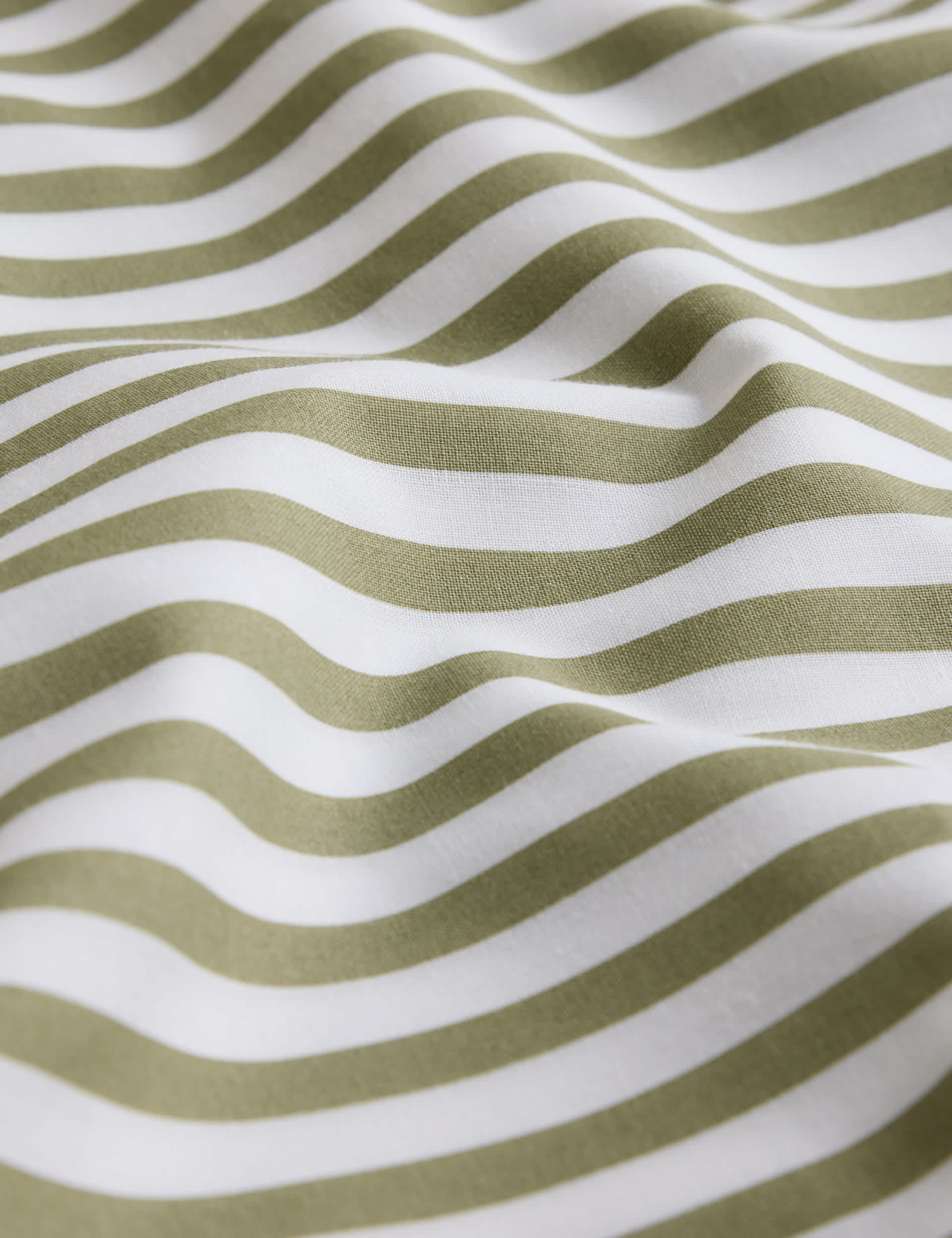 Cotton blend stripe bedding set, UK version