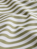 Cotton blend stripe bedding set, UK version