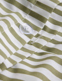 Cotton blend stripe bedding set, UK version