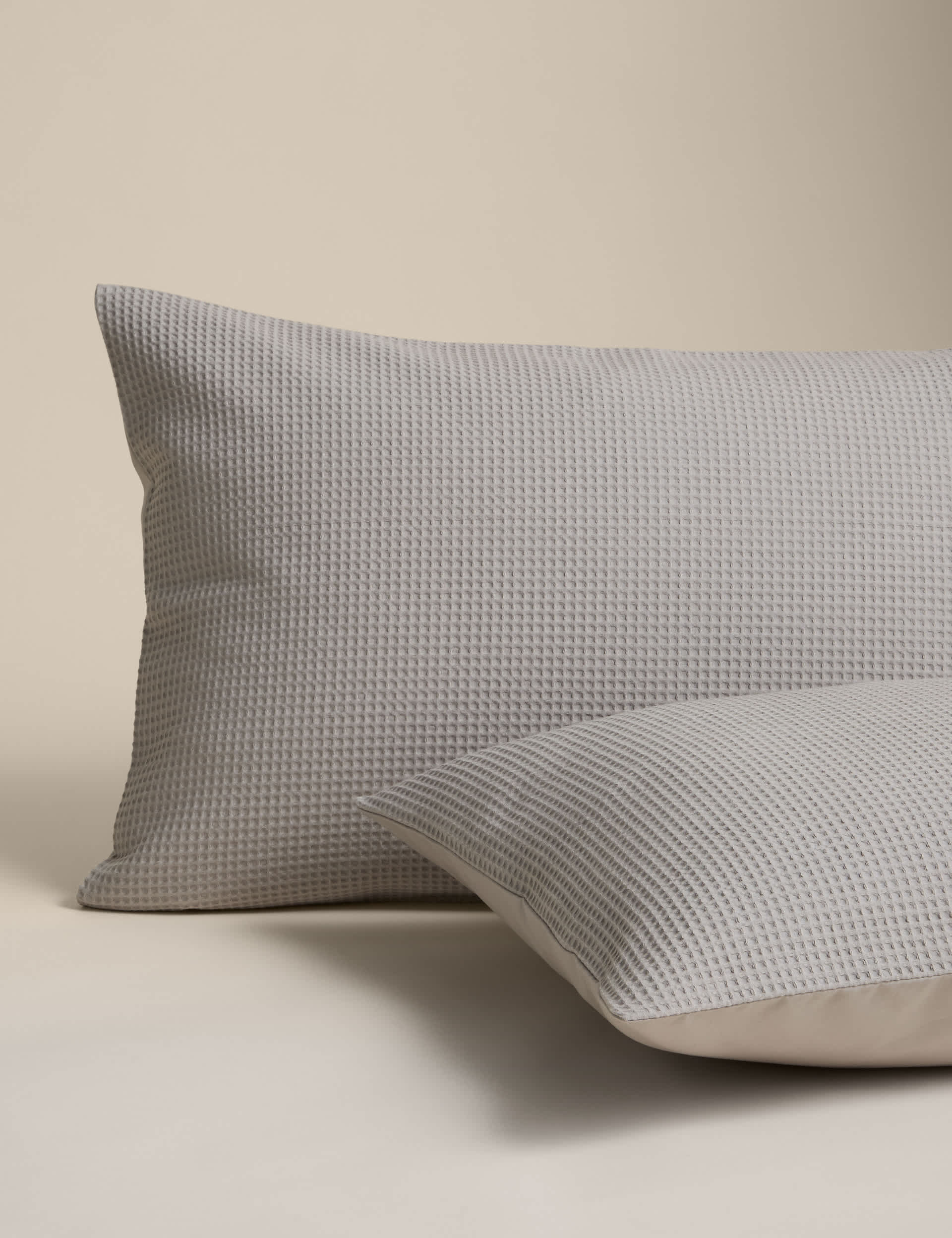 Soft washed cotton waffle bedding set, 100% cotton (British brand)