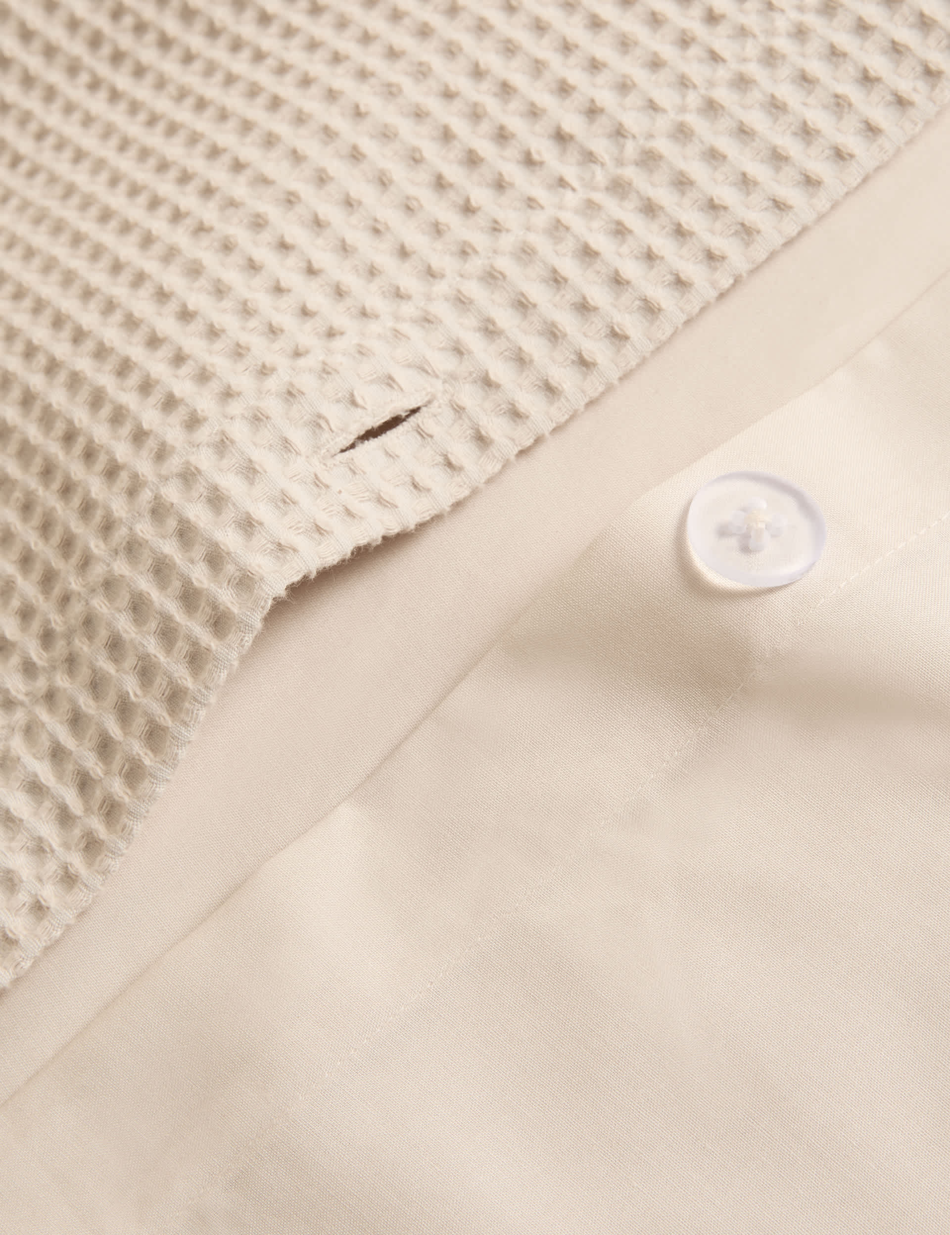 Washed Cotton Waffle Bedding Set