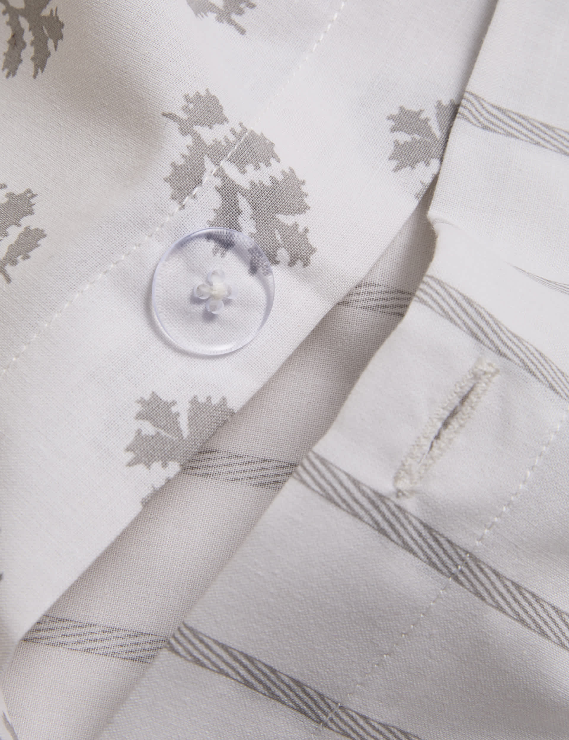 Cotton blend mini leaf bedding set, imported from the UK