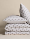 Cotton blend mini leaf bedding set, imported from the UK