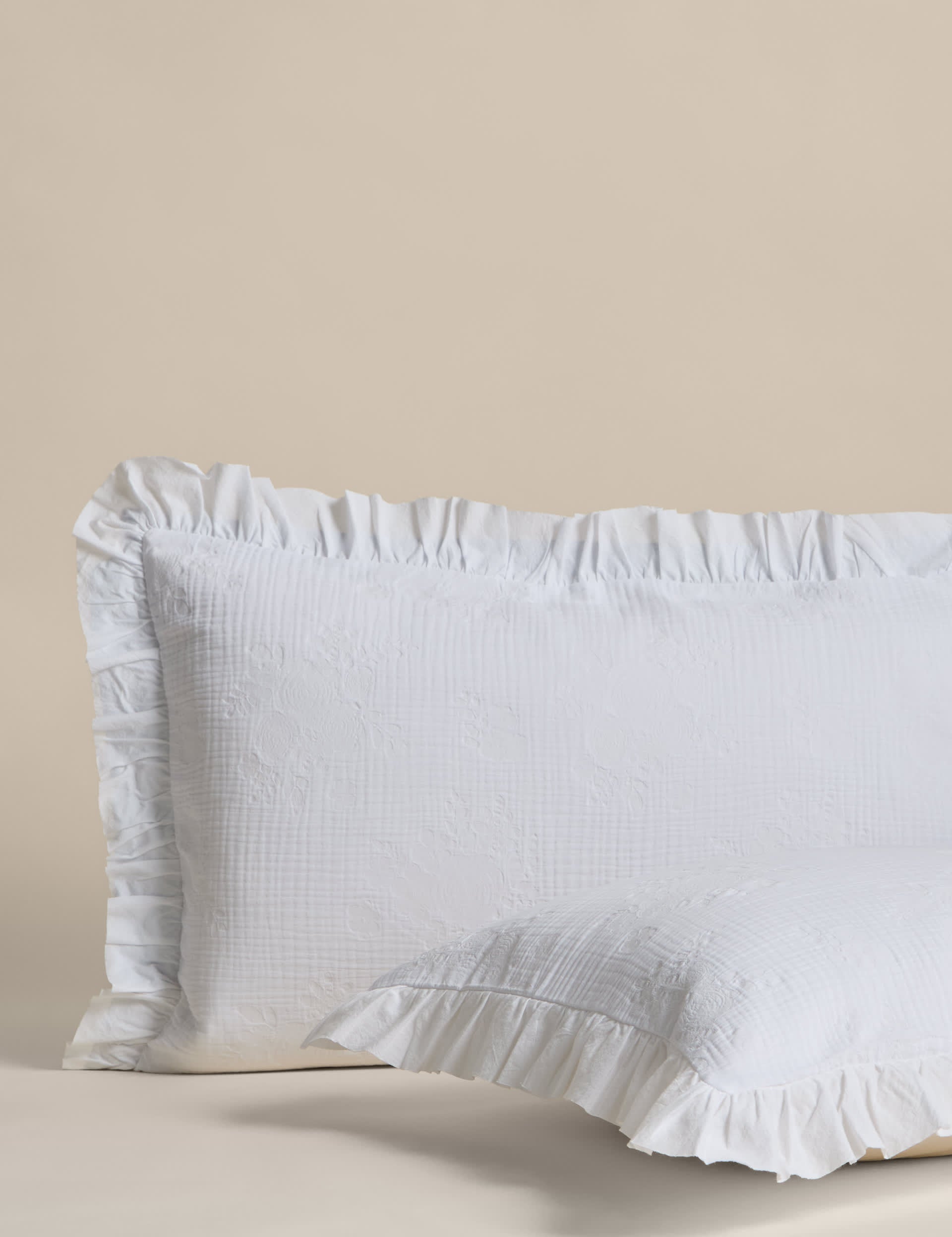 Pure cotton floral jacquard bedding set (British brand)