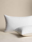 Pure cotton waffle bedding set with zip fastening - British product