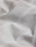 Pure cotton striped seersucker bedding set, UK version