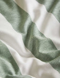 Linen blend striped bedding set, imported from the UK