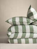 Linen Blend Striped Yarn Dye Bedding Set