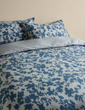 Cotton rich floral reversible bedding set, UK version