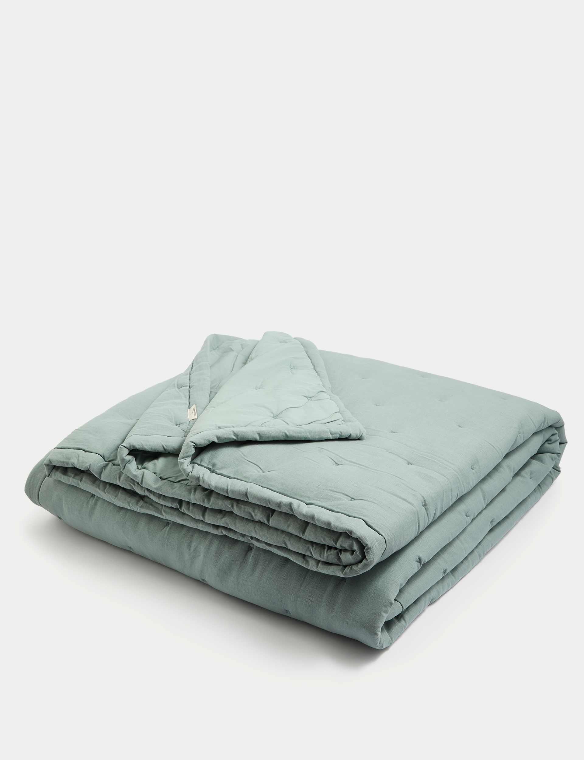 M&S cotton linen bedspread, imported from the UK