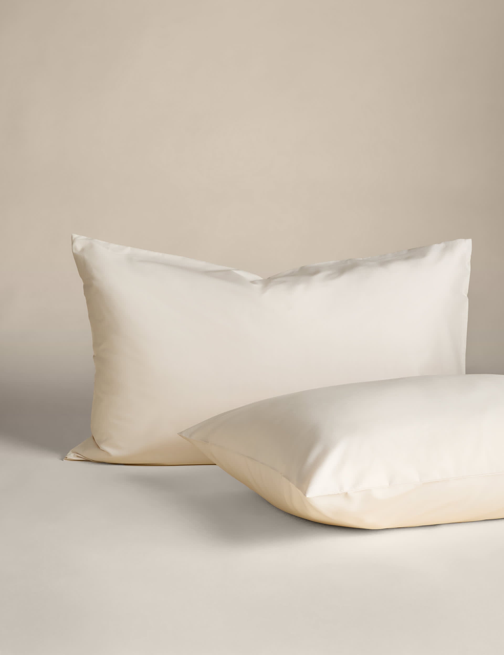 Pure cotton 180 thread count pillowcases 2-pack, imported from the UK