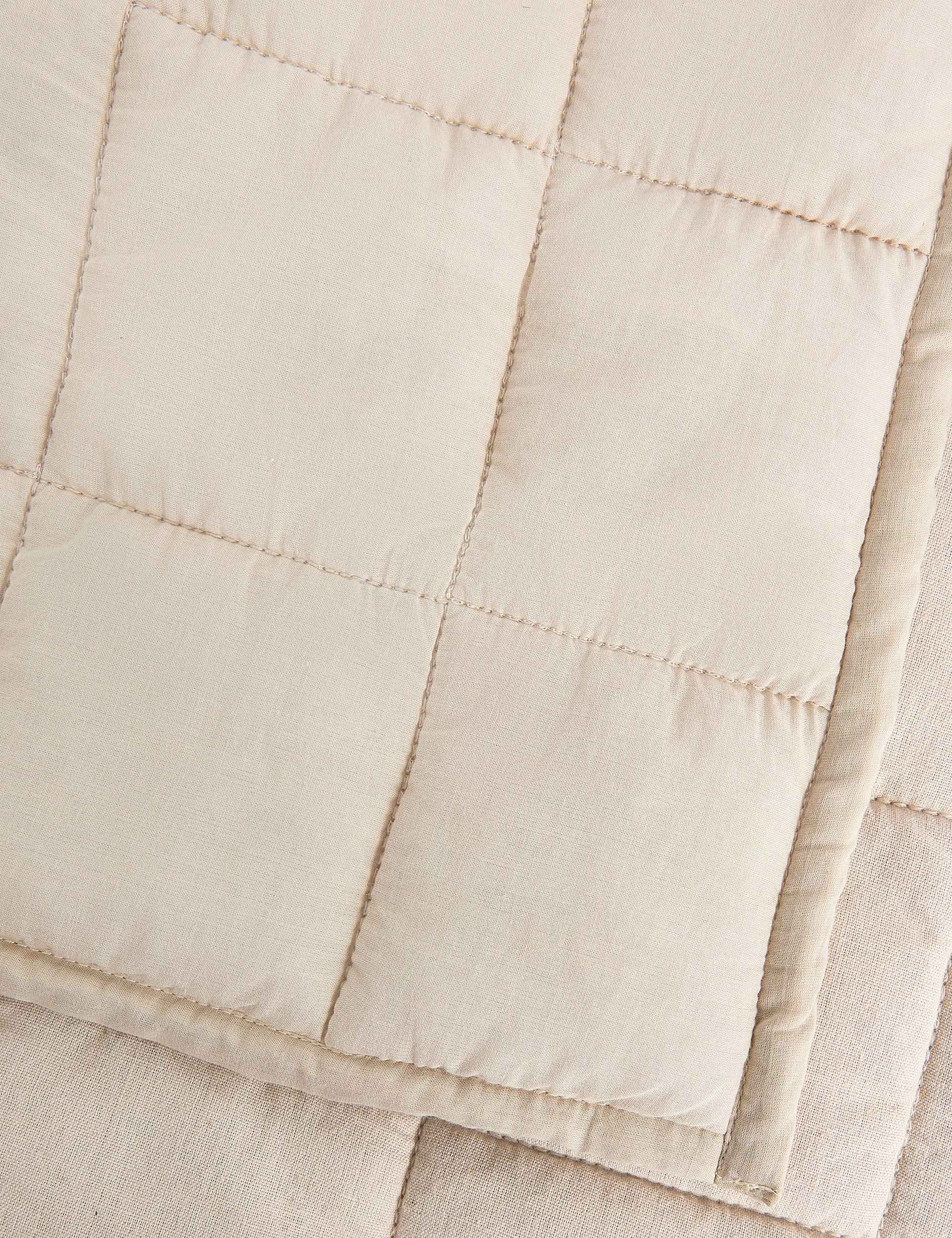 Cotton Rich Quilted Throw