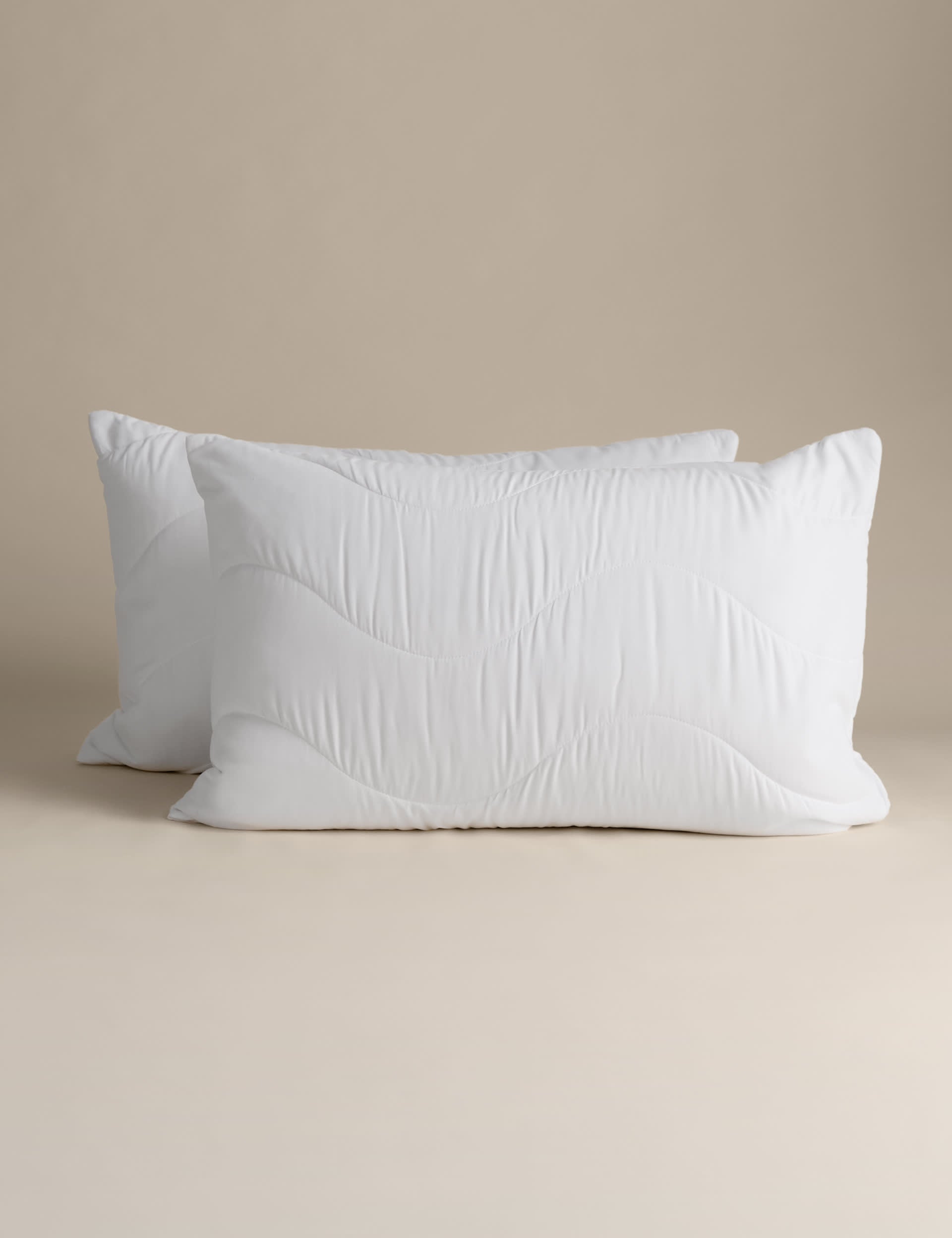Anti allergy pillow protectors 2 pack, UK version