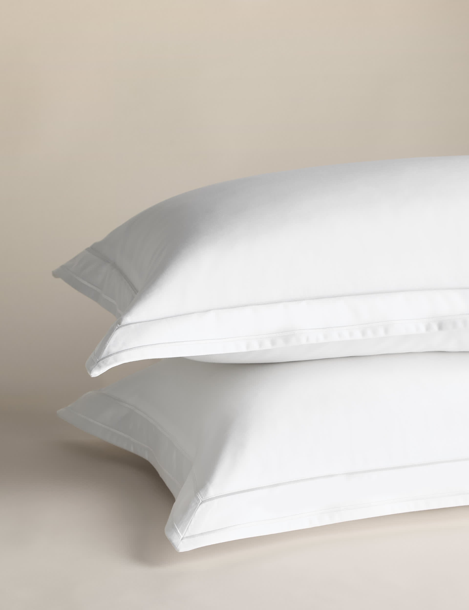 Egyptian cotton Oxford pillowcases 2 pack - British product
