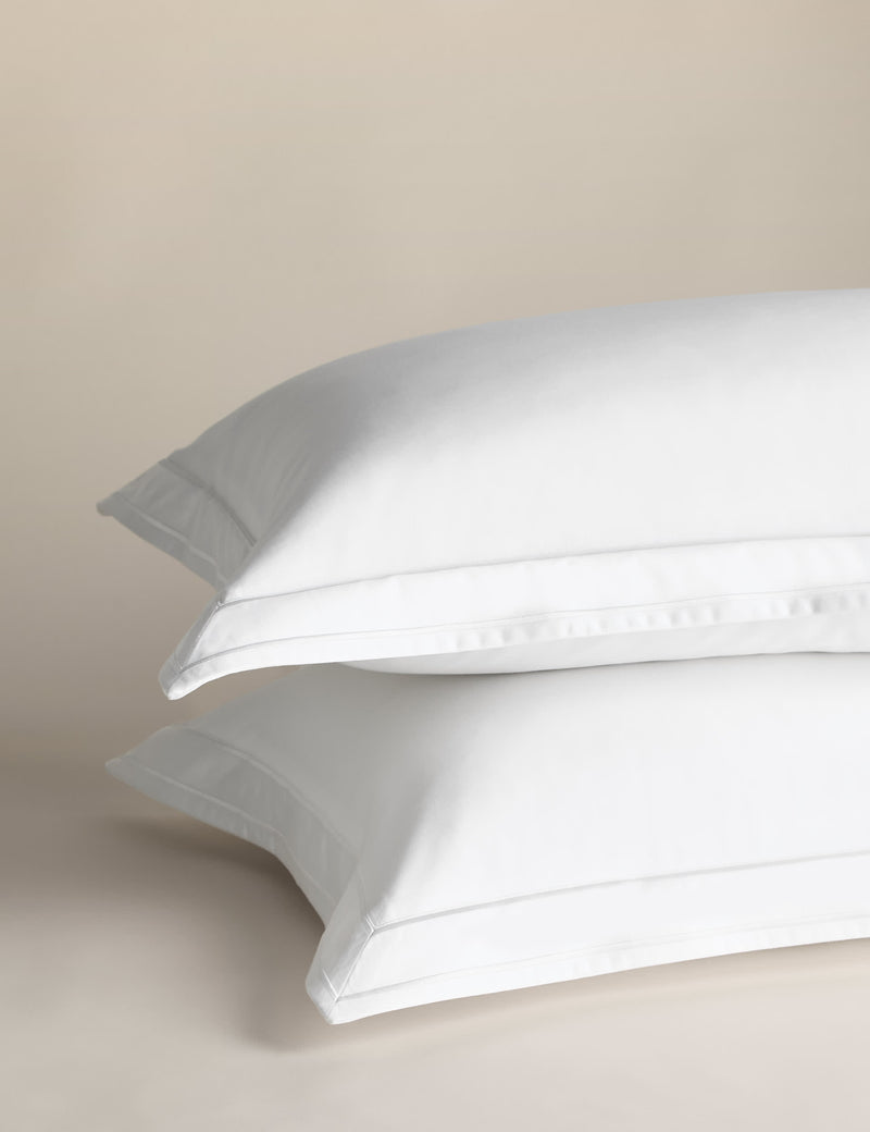 Egyptian cotton Oxford pillowcases 2 pack - British product