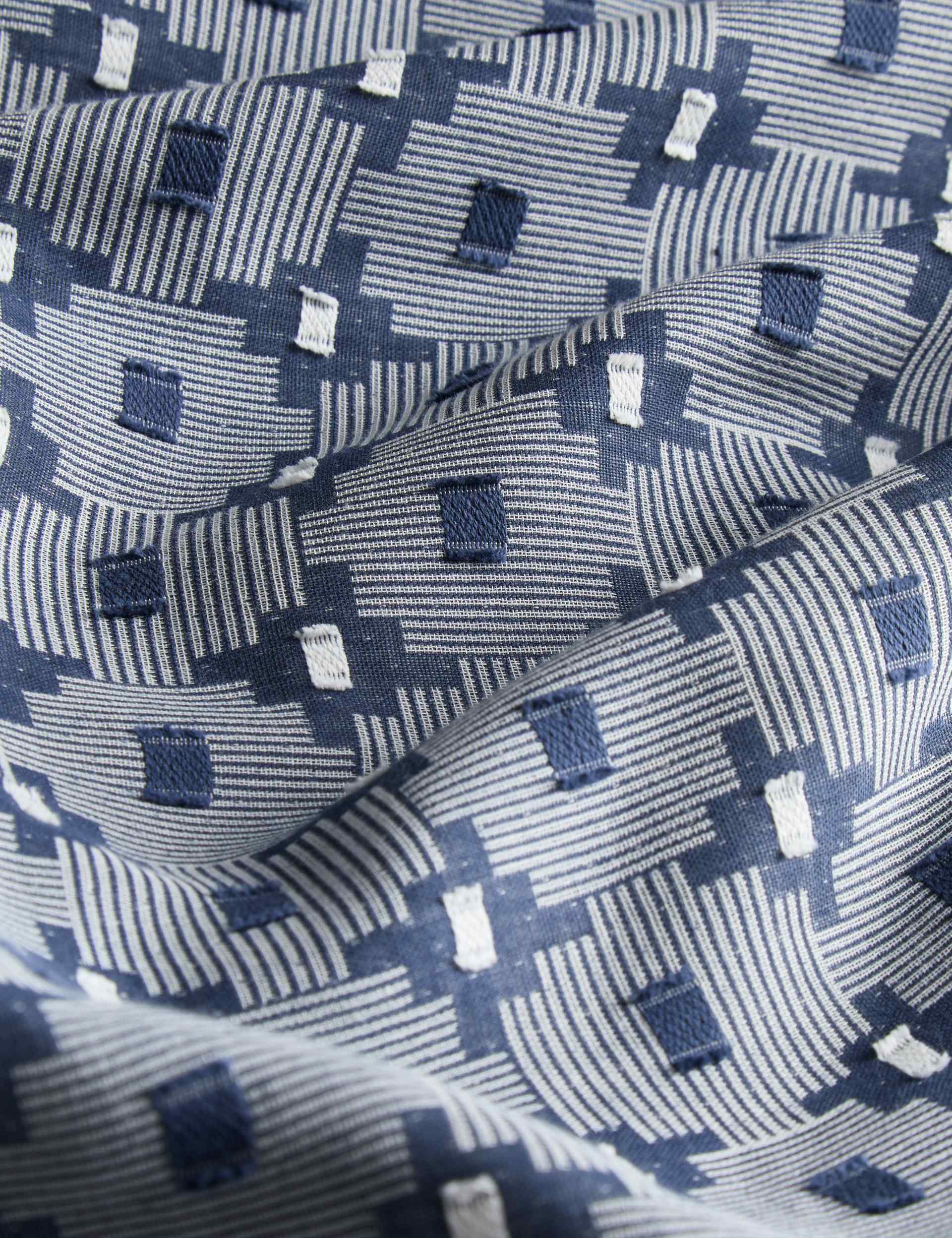 M&S X Fired Earth Kanbina dobby jacquard pure cotton bedding set, UK version