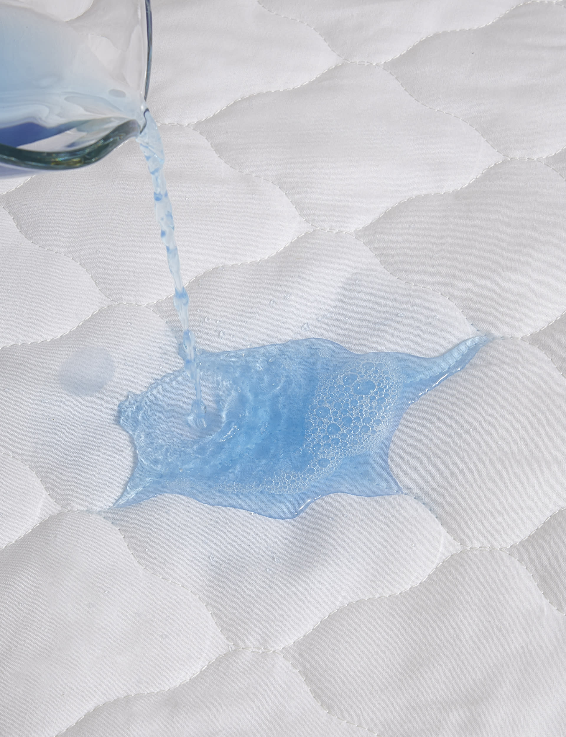 Quilted waterproof pillow protectors set of 2, imported from the UK