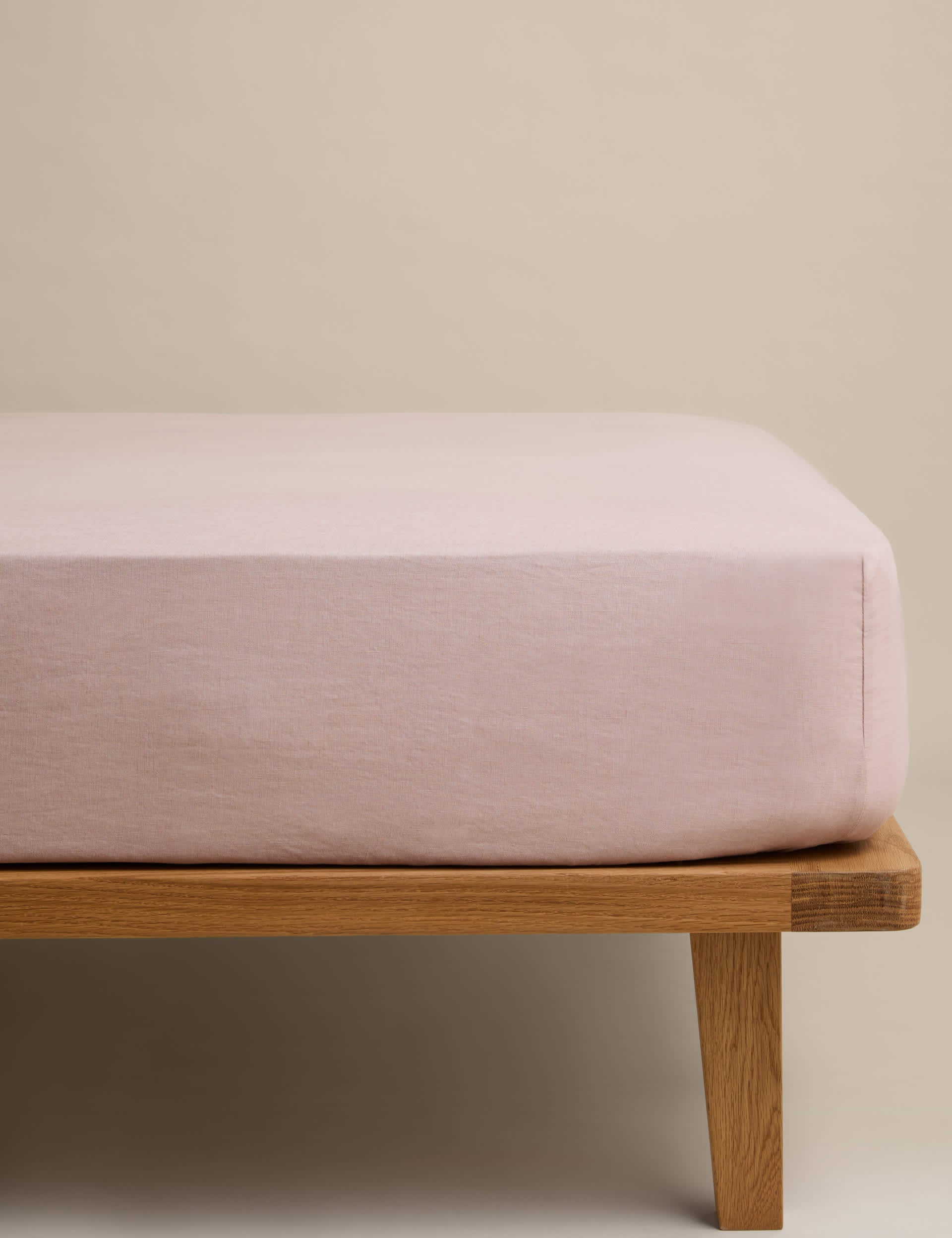 M&S Pure Linen Deep Fitted Sheet