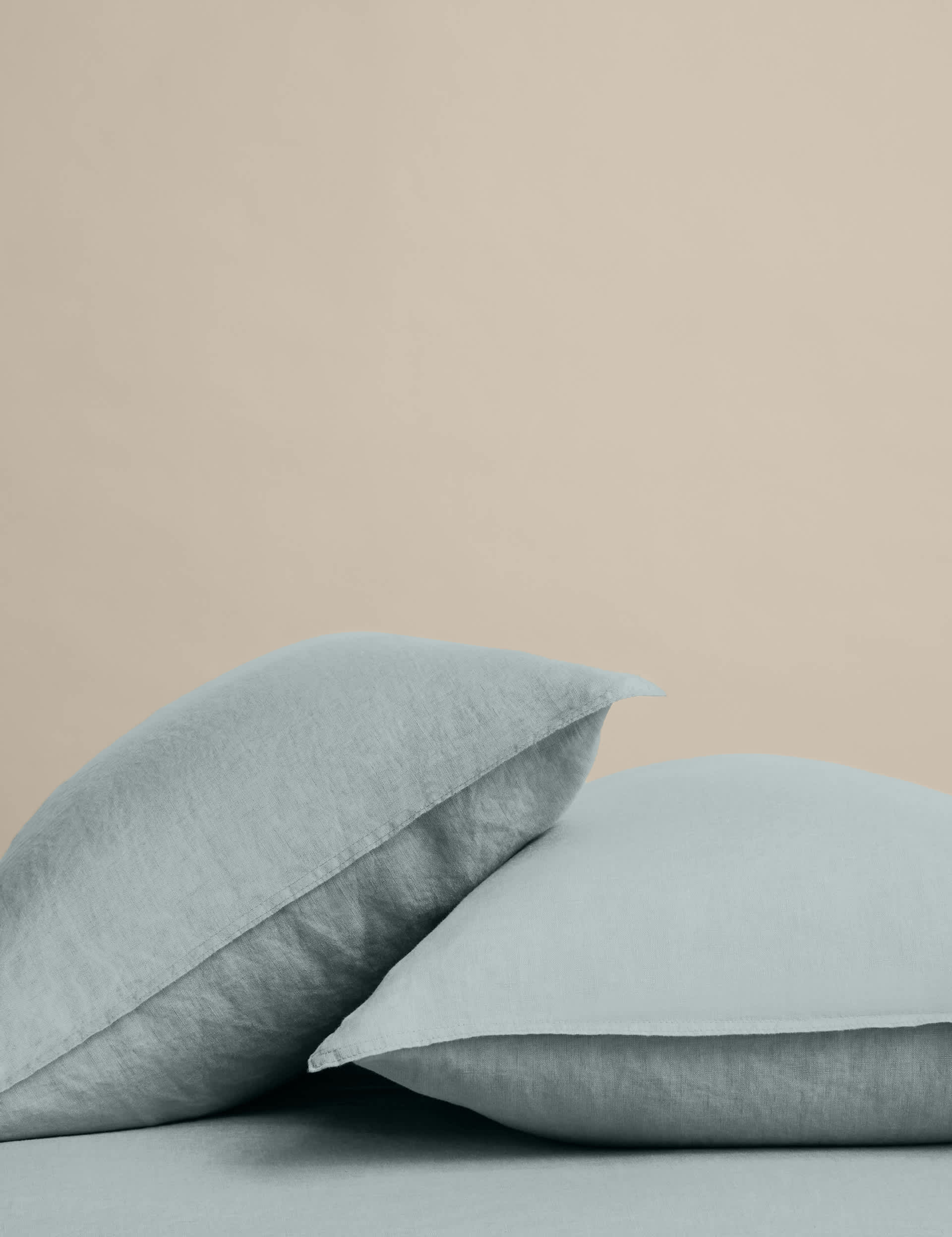M&S 2 Pack Pure Linen Standard Pillowcases