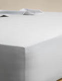 Cotton blend non-iron fitted sheet 25cm deep - British product
