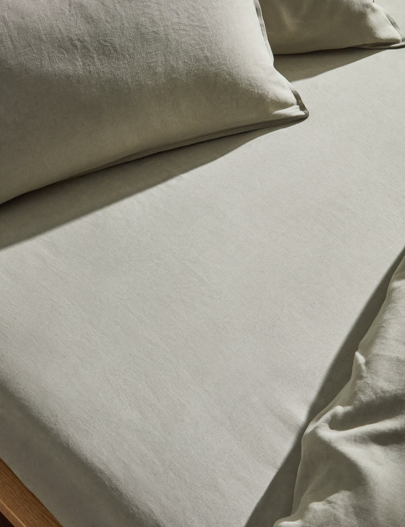 Pure Linen Deep Fitted Sheet