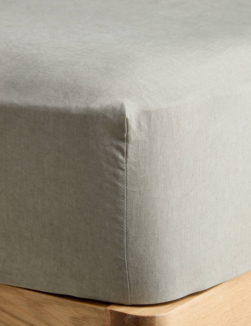 Pure Linen Deep Fitted Sheet