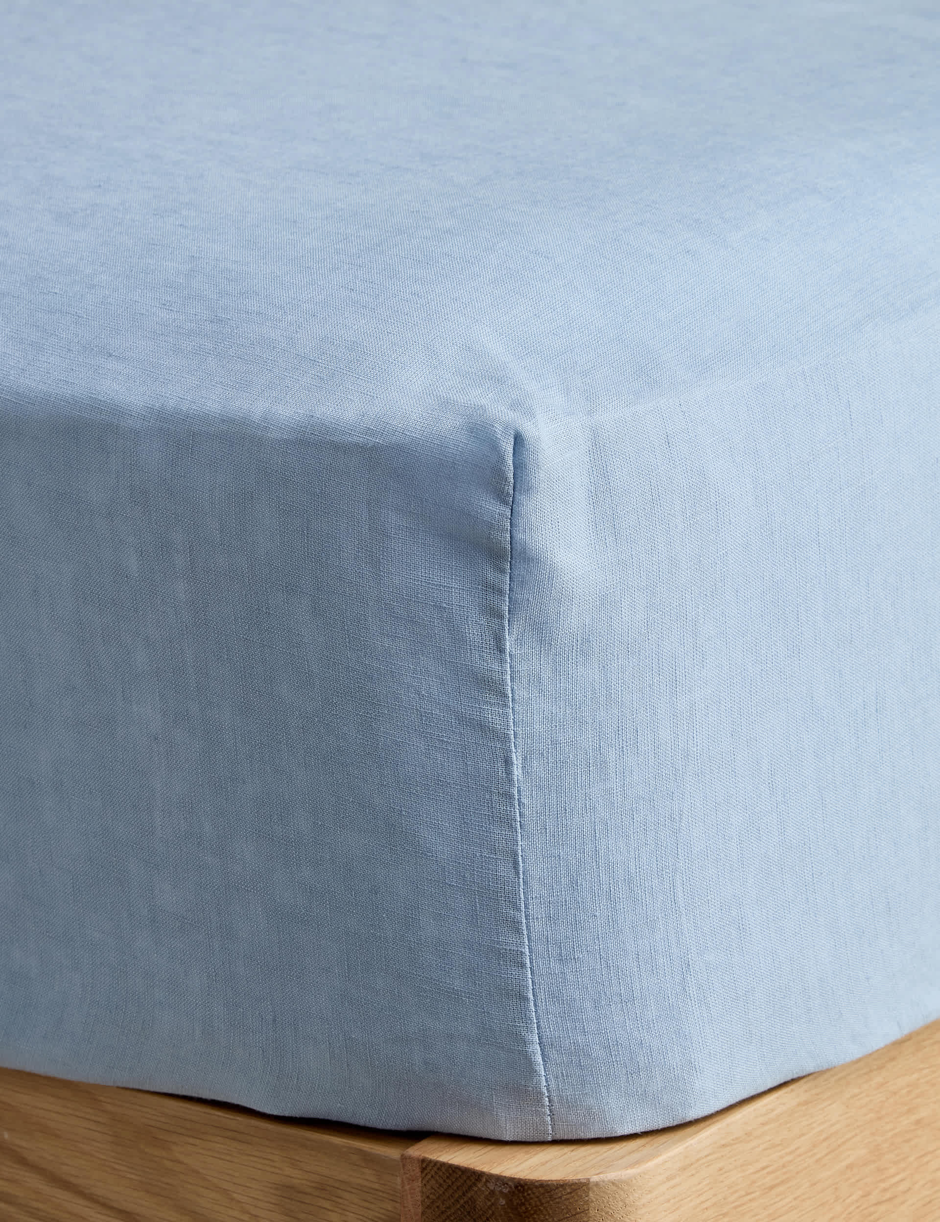 Pure Linen Deep Fitted Sheet