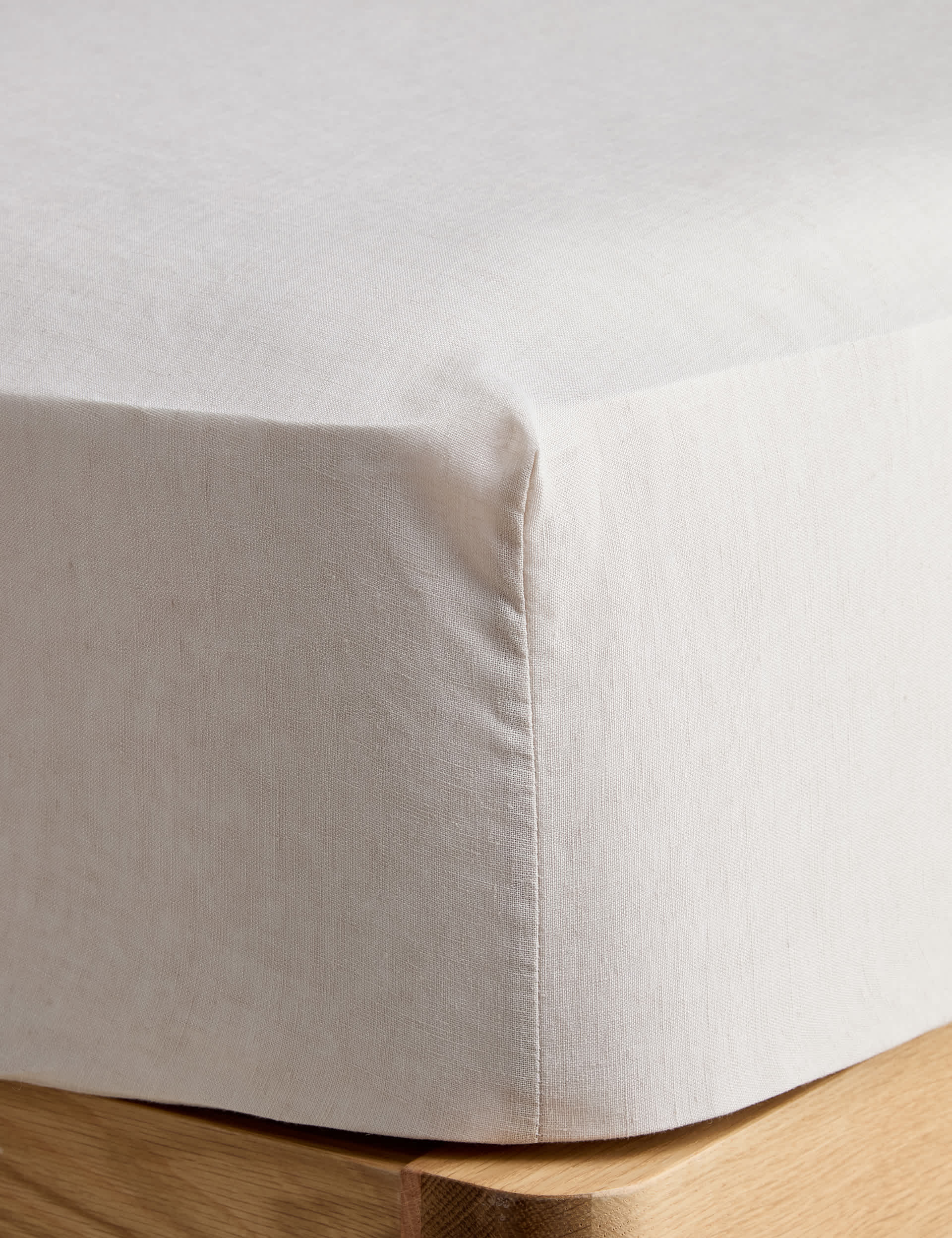 Pure Linen Deep Fitted Sheet