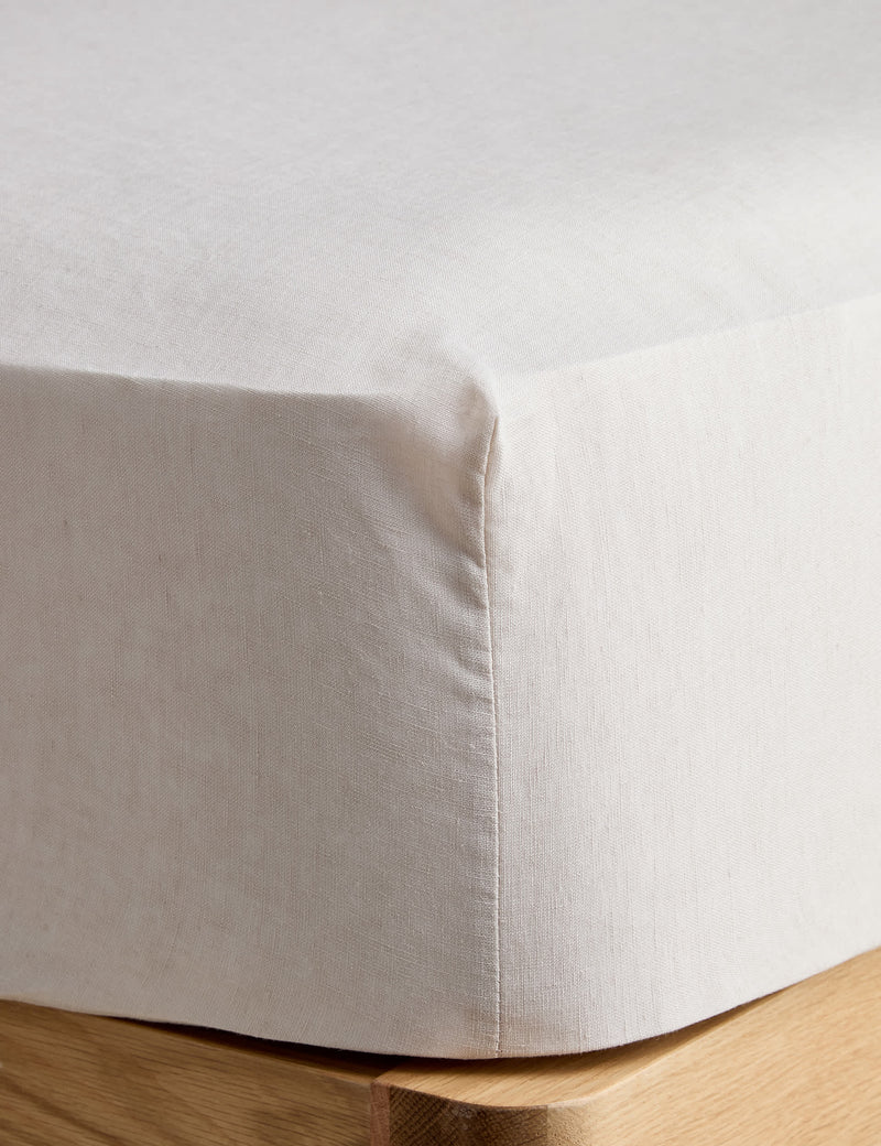 Pure Linen Deep Fitted Sheet