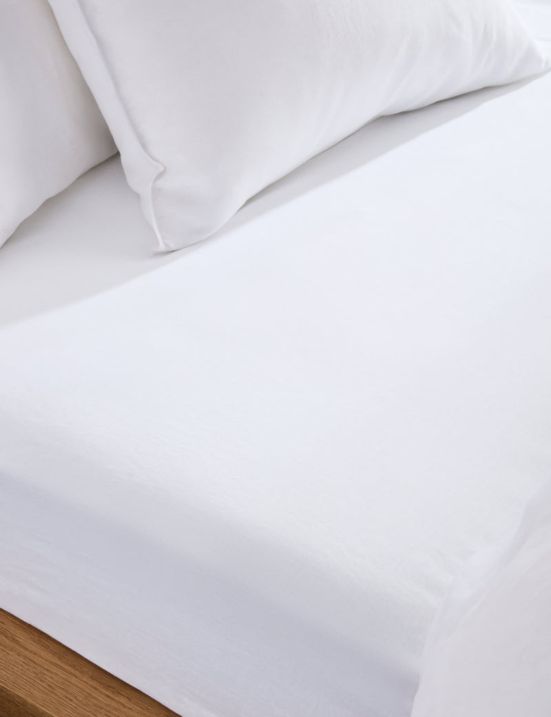 Pure Linen Deep Fitted Sheet