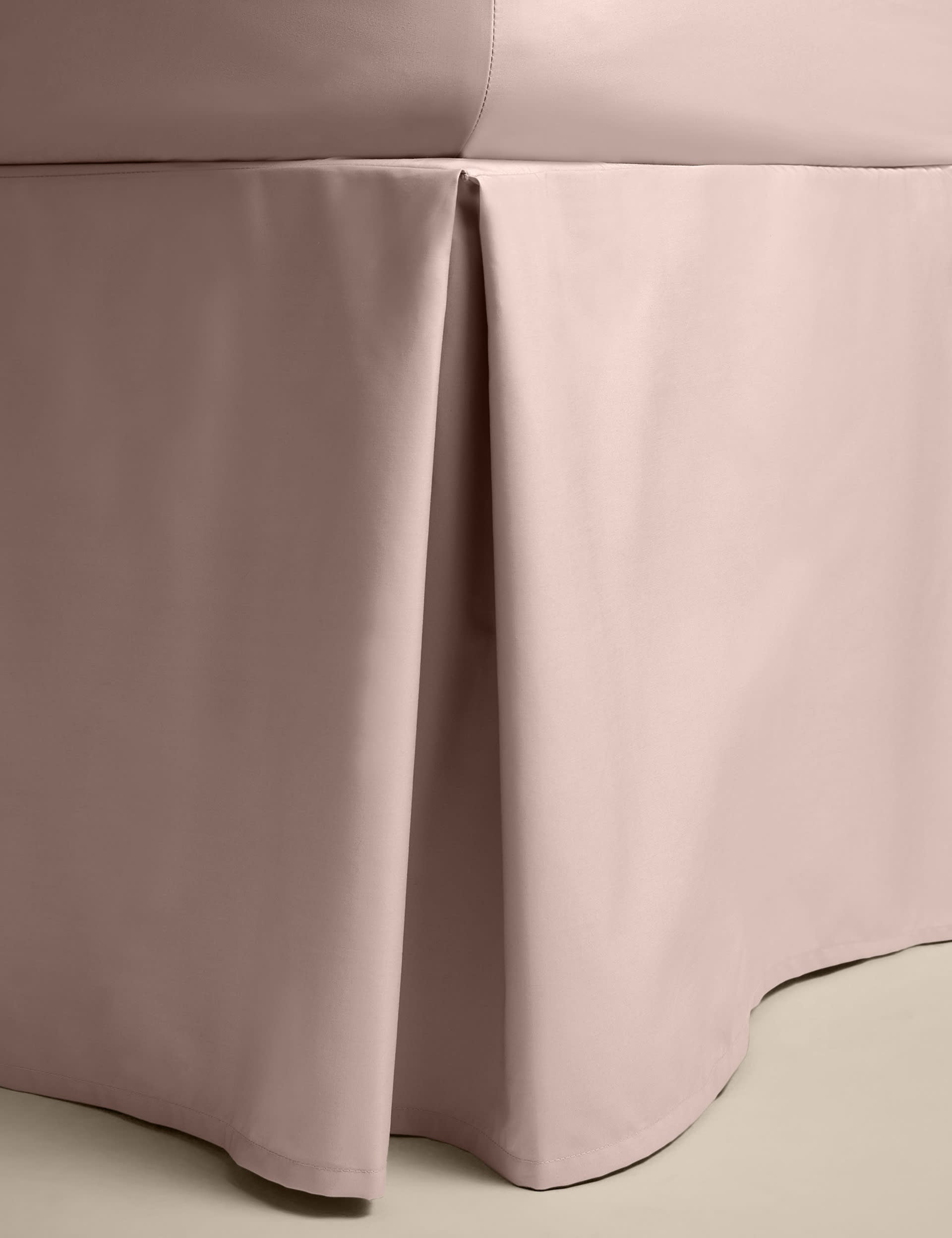Pure Egyptian cotton valance sheet 230 thread count, UK version