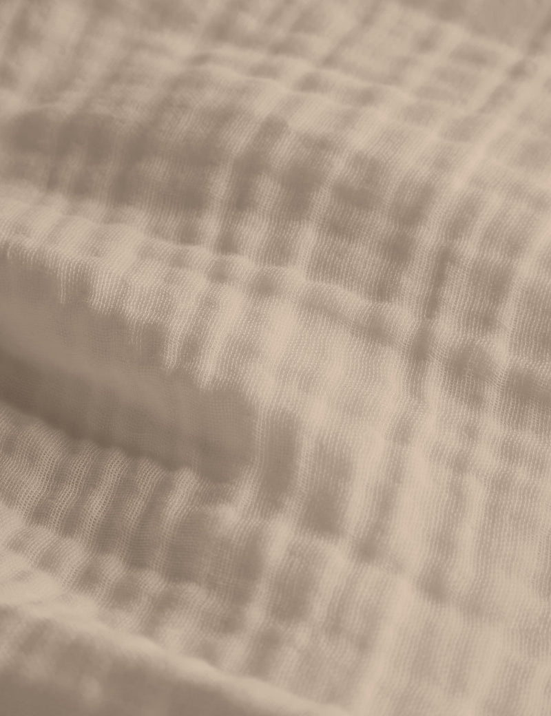 Pure Cotton Muslin Deep Fitted Sheet