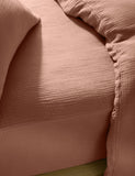 Pure Cotton Muslin Deep Fitted Sheet