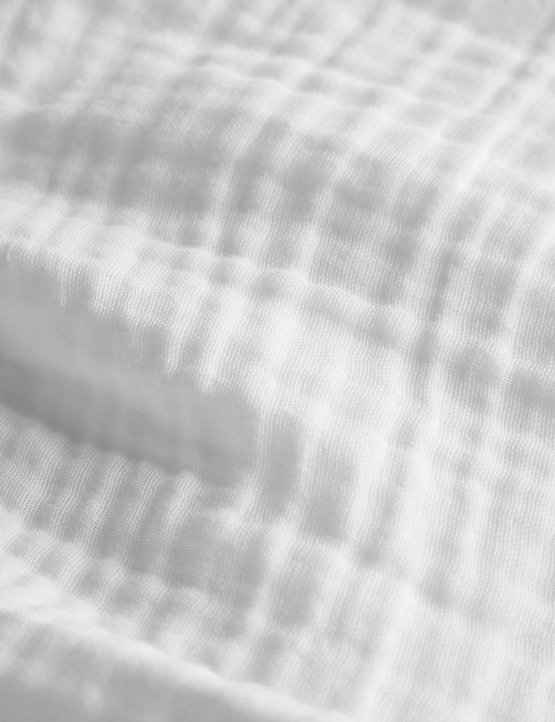 Pure Cotton Muslin Deep Fitted Sheet