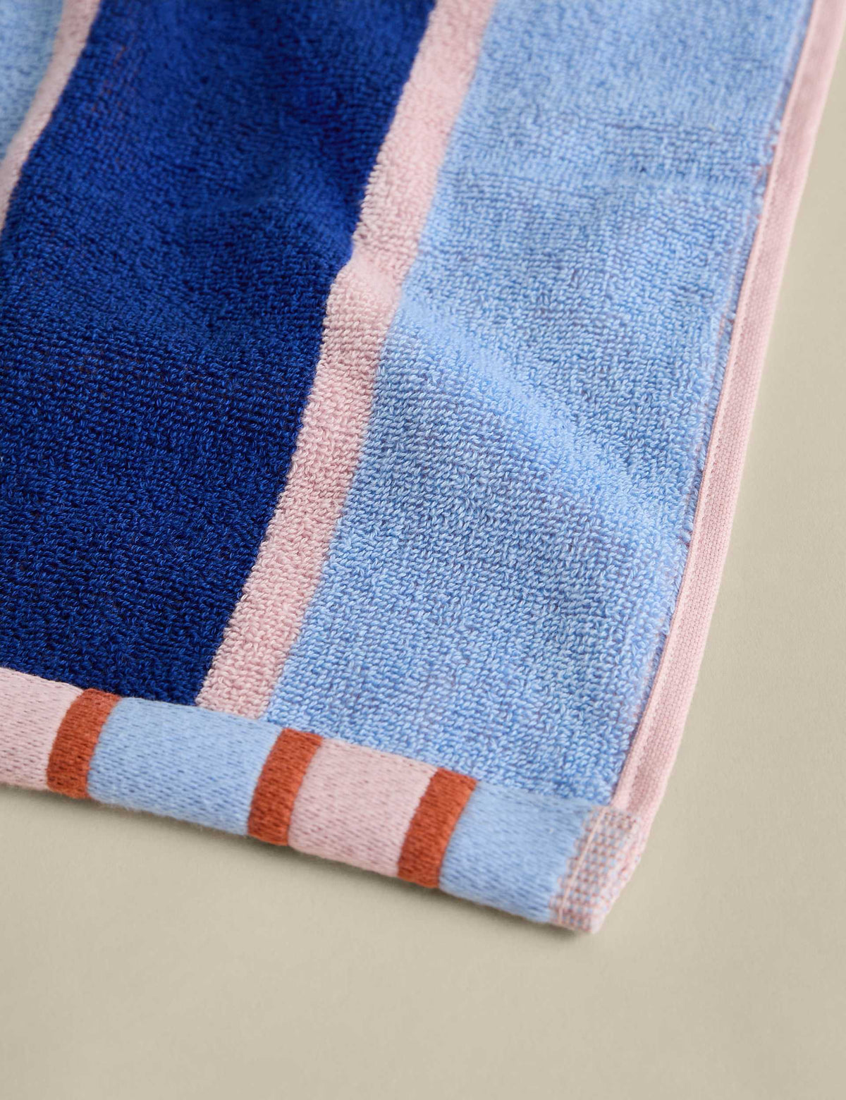 Pure Cotton Striped Reversible Towel