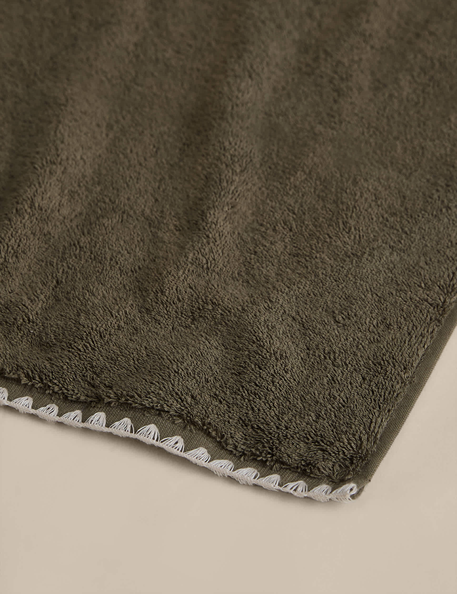 M&S Egyptian Cotton Blanket Stitch Towel