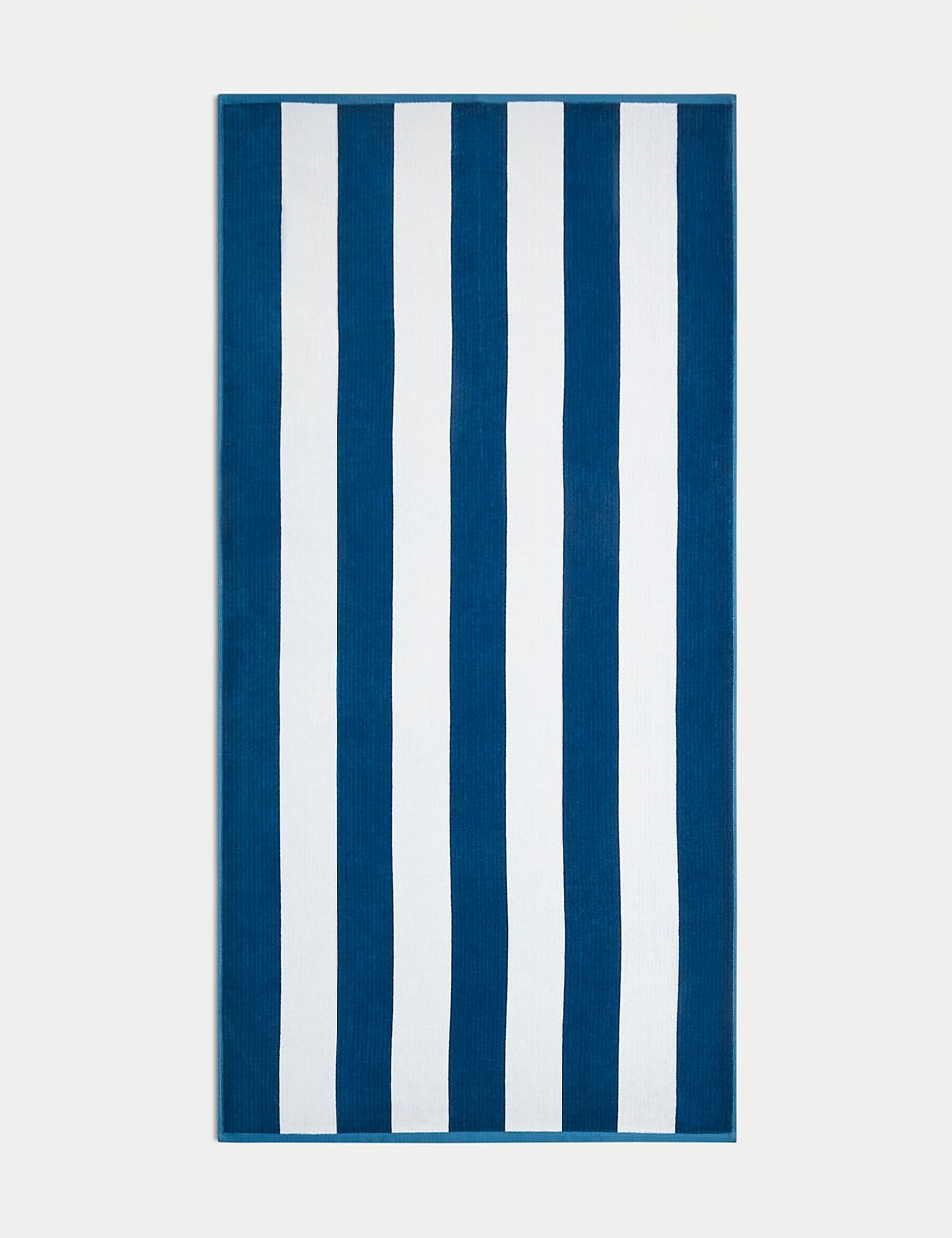 Pure Cotton Striped Sand Resistant Beach Towel GOODS M&S   