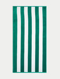 Pure Cotton Striped Sand Resistant Beach Towel GOODS M&S   