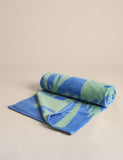 Pure cotton palm tree beach towel 152cm long - British product