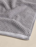 Pure cotton rice weave towel 500gsm honeycomb (British brand)