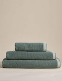 Pure cotton rice weave towel 500gsm honeycomb (British brand)